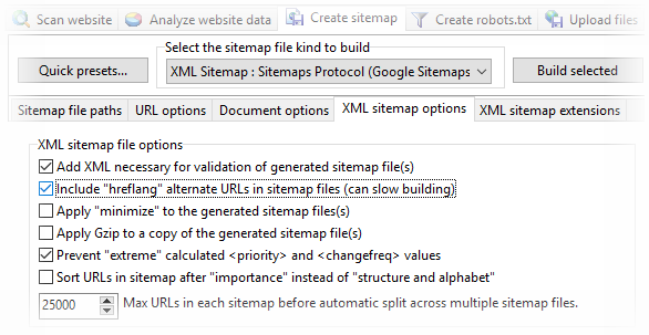 build hreflang site map